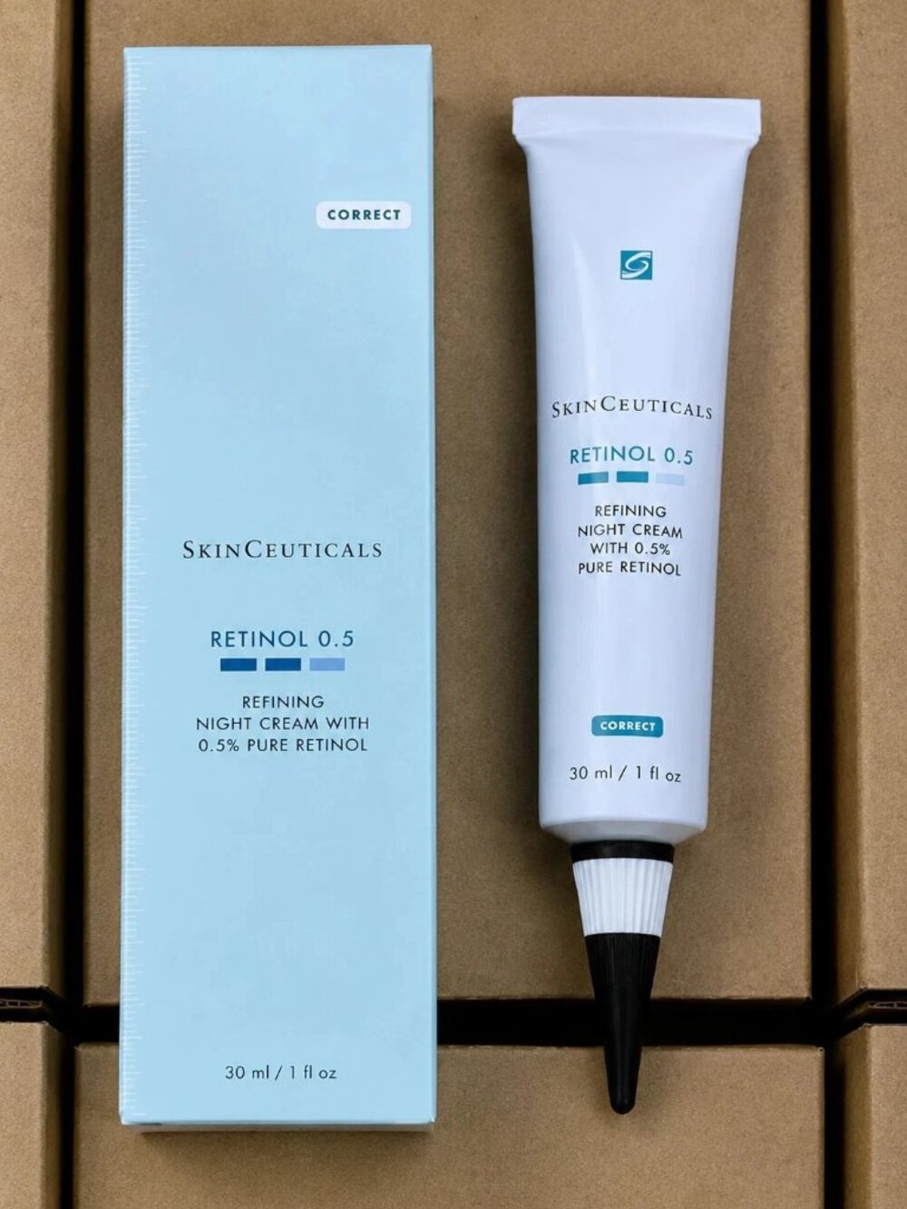 SkinCeuticals Retinol 0.5 Refining Night Cream 0.5% Pure Retinol 1 Oz Sealed